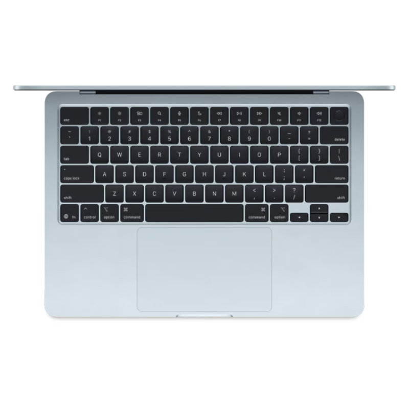 مک بوک ایر 13.6 اینچی اپل آبی آسمانی مدل 2025 MC6T4 LLA-M4-16GB RAM-256GB SSD