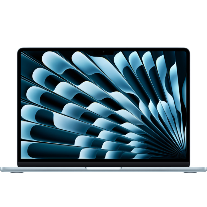 مک بوک ایر 13.6 اینچی اپل آبی آسمانی مدل 2025 MC6T4 LLA-M4-16GB RAM-256GB SSD