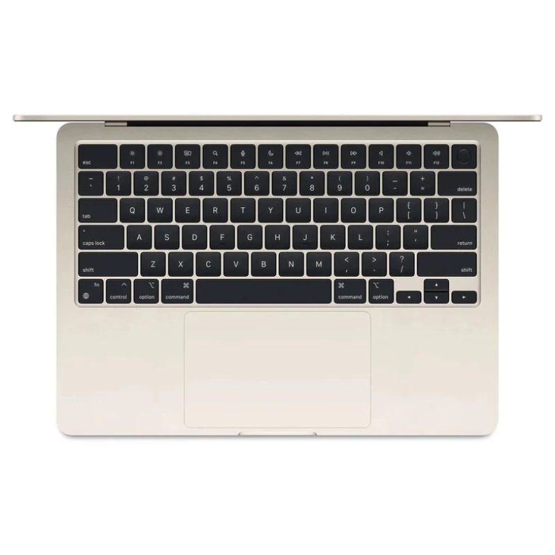 مک بوک ایر 13.6 اینچی اپل استارلایت مدل 2025 MW0Y3 LLA-M4-16GB RAM-256GB SSD