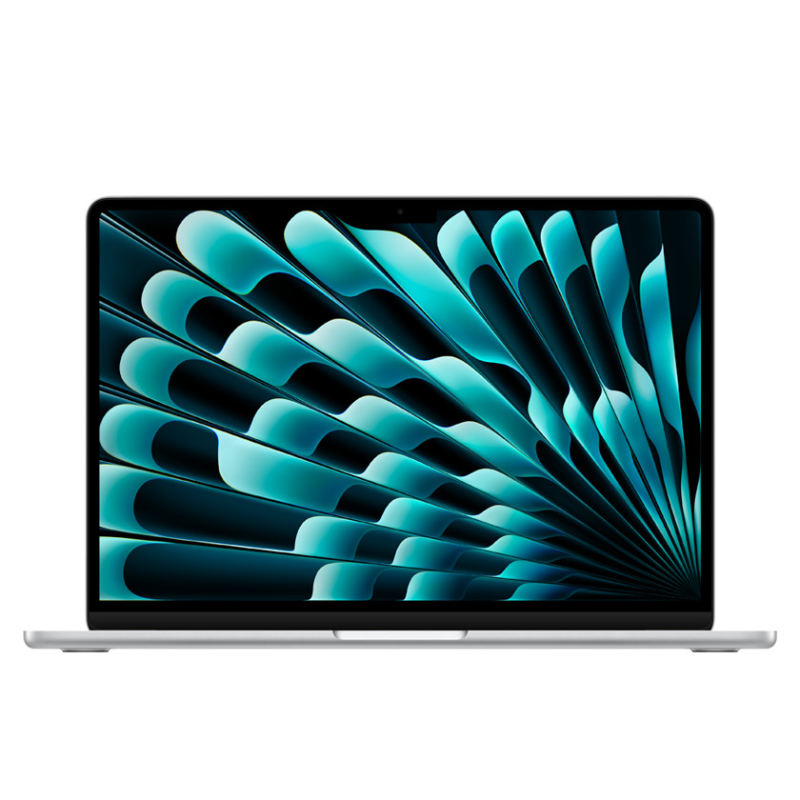 مک بوک ایر 13.6 اینچی اپل نقره ای مدل 2025 MC654 LLA-M4-24GB RAM-512GB SSD