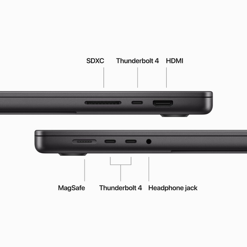 مک بوک پرو 16"  MRW23 LL/A پردازنده M3 PRO-2023 اسپیس بلک